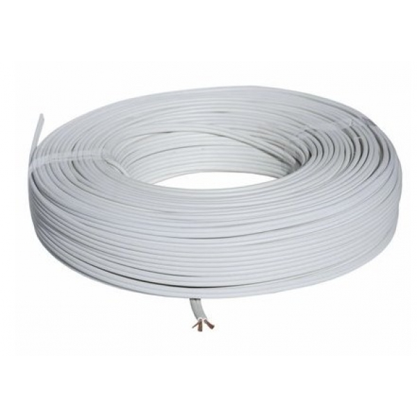 Cordão Paralelo Flexível 2 x 4 mm² Branco por Metro Cobrecom