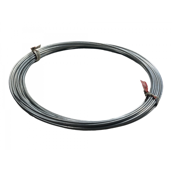 Arame Zincado Macio 12 Awg Comercial 1kg 20 Metros Elétrica Bichuette