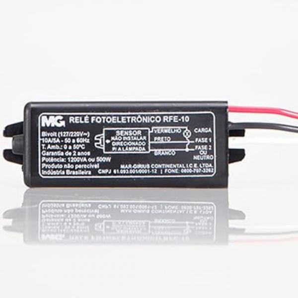 Relé Fotoeletronico 500 W Biv RFE-10 PA008852 Margirius