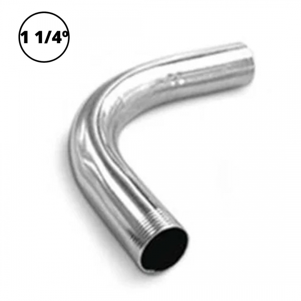 Curva de Aço Pré-Zincado para Eletroduto 1 1/4 pol. x 90° Elétrica Bichuette