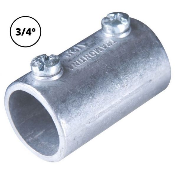 CONECTOR UNIDUT ALUMINIO LUVA SEM ROSCA 3/4