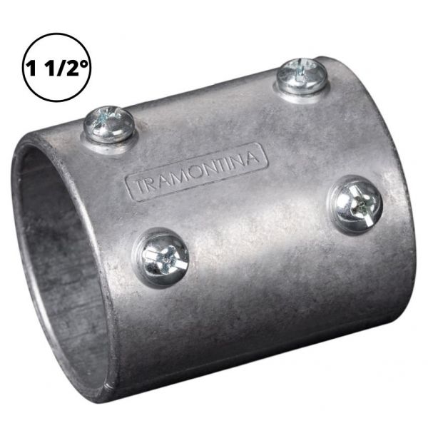 Conector Unidut Alumínio Luva Sem Rosca 1 1/2 Tramontina