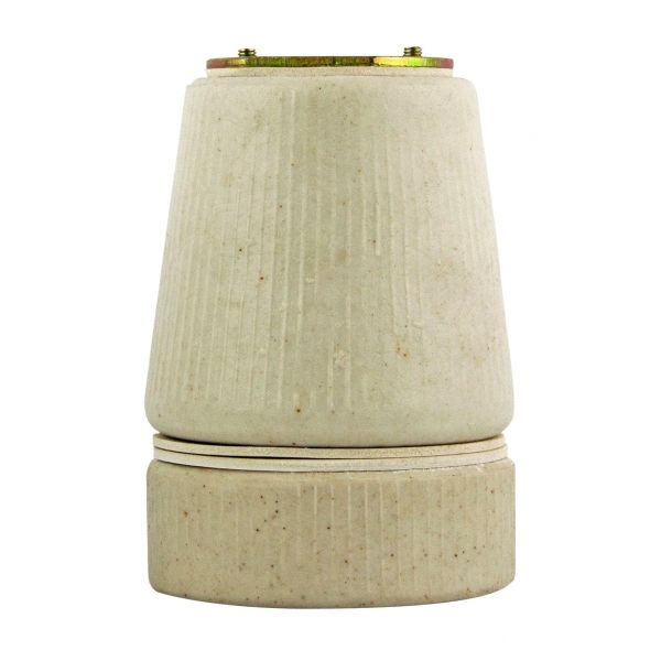 Receptáculo Bocal Soquete Porcelana Louça E-27 para tempo 40.03 Foxlux
