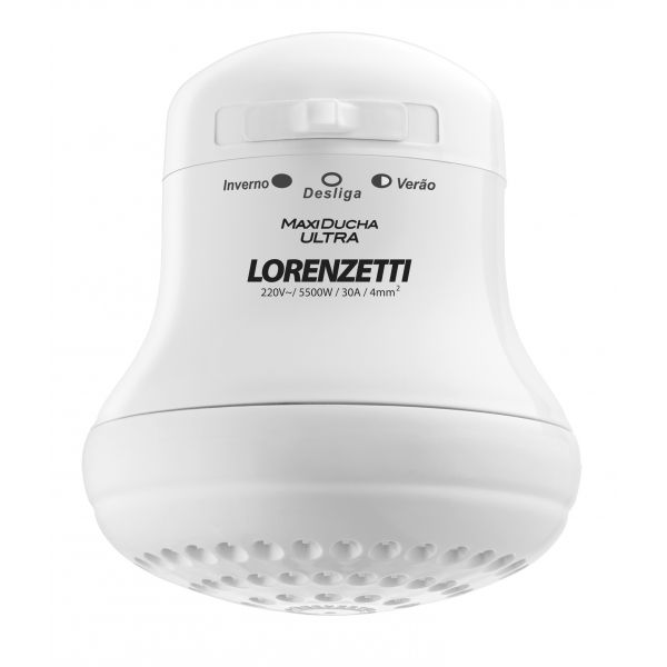 Chuveiro Maxi Ducha Ultra 5500 W x 220 V Lorenzetti