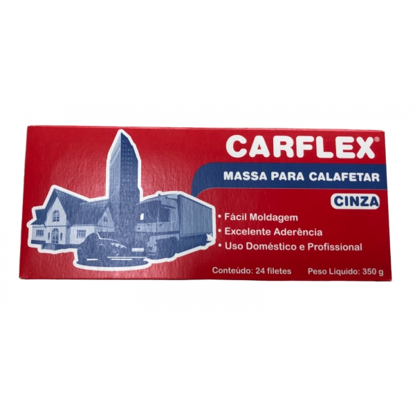 Massa Para Calafetar Cinza Caixa Com 350 G Carflex