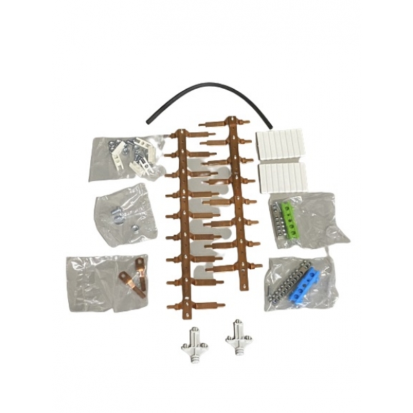 Kit de Barramento Bifásico 100 A para 34 Módulos DIN 904387 Cemar
