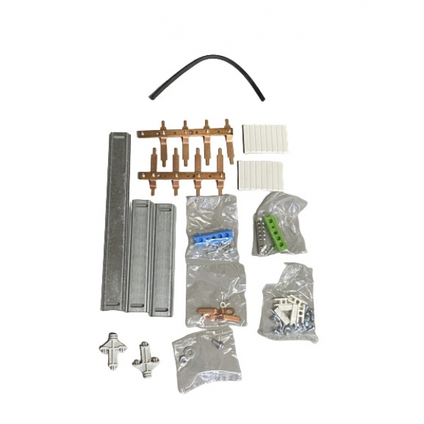 Kit de Barramento Bifásico 100 A para 16 Módulos DIN 904385 Cemar