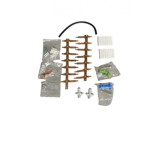 Kit de Barramento Bifásico 100 A para 28 Módulos DIN 904386 Cemar