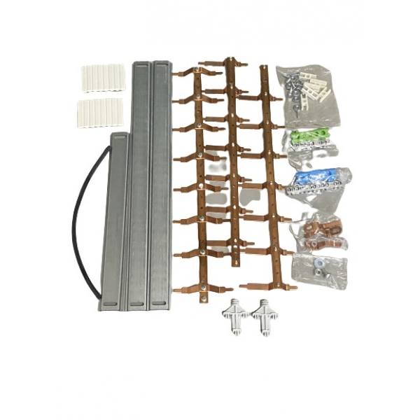 Kit de Barramento Trifásico 100 A para 44 Módulos DIN 904384 Cemar