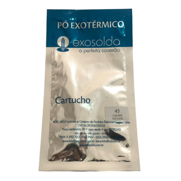 Cartucho N°45 Para Molde Solda Exotérmica Exosolda