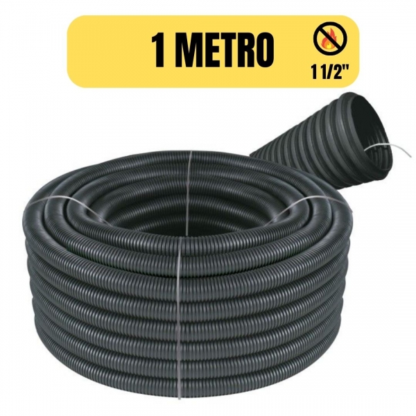 MANGUEIRA TUBO PVC CORRUGADA 1 1/2 CONDUITE FLEXIVEL MOD KANAFLEX