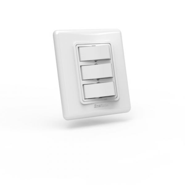 Interruptor 3 Teclas Paralelo 10 A 250 V Sistema X 308-EP Enerbras