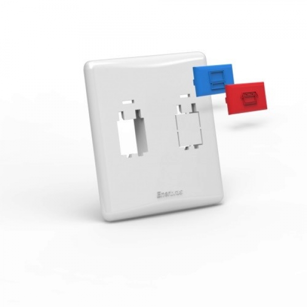 Placa Para RJ11/RJ45 Sistema x 311-e3 Enerbras