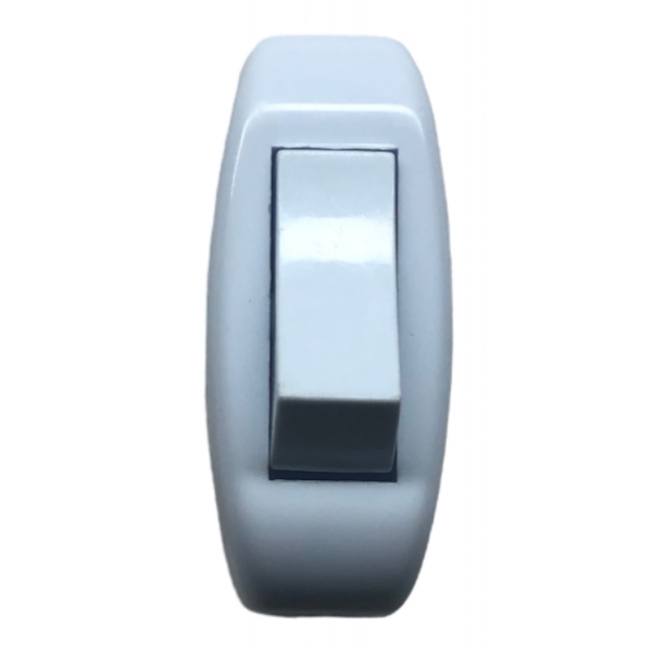Interruptor de Meio de Fio 10 A 250 V Branco 168BR Perlex