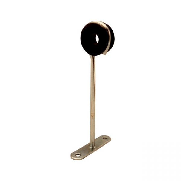 Isolador Simples Fixação Horizontal 200 mm Chapa Encosto Para-raio Elétrica Bichuette