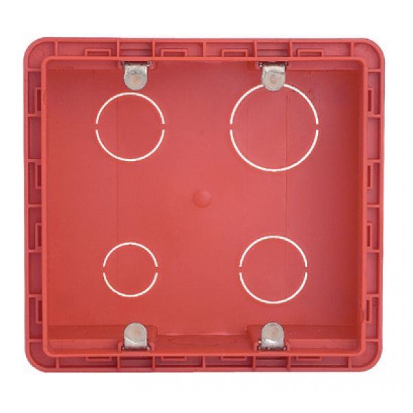 Caixa De Luz Embutir 4 x 4 PVC Alvenaria Vermelha 689015 Pial Legrand