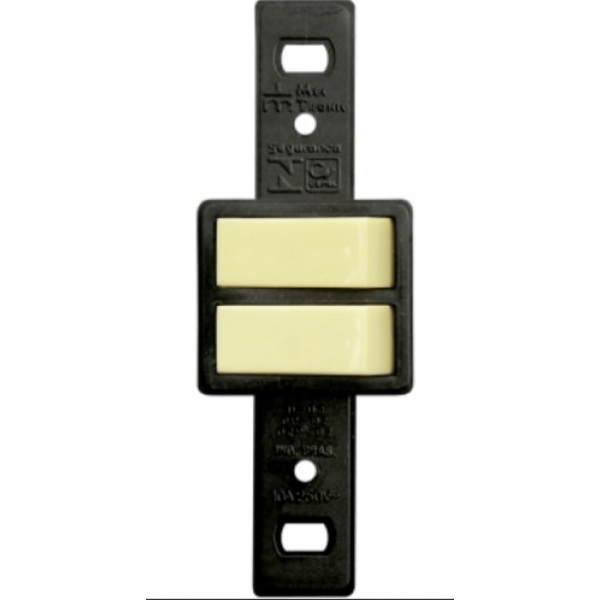 Conjunto sem Placa com 2 Interruptores Paralelos 10 A 250 V Preto Linha Clássica Mectronic