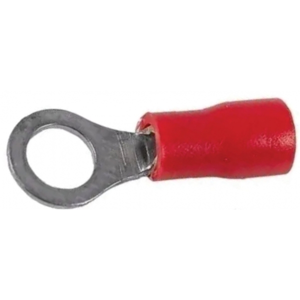 CONECTOR TERMINAL ARGOLA PRE ISOLADO 0,5/1MM VERMELHO INTELLI