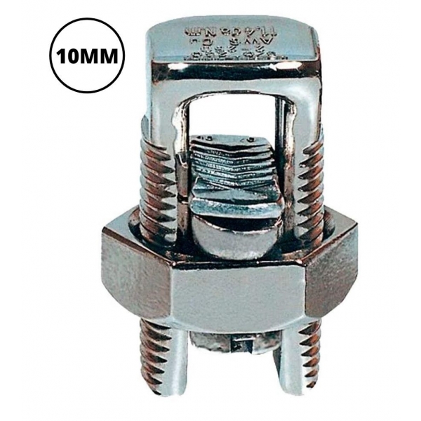 Conector Split Bolt de Pressão para Cabo de Cobre 10 mm² Intelli 1801