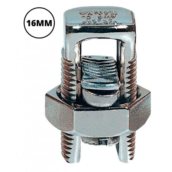 Conector Split Bolt de Pressão para Cabo de Cobre 16 mm² Intelli 1802