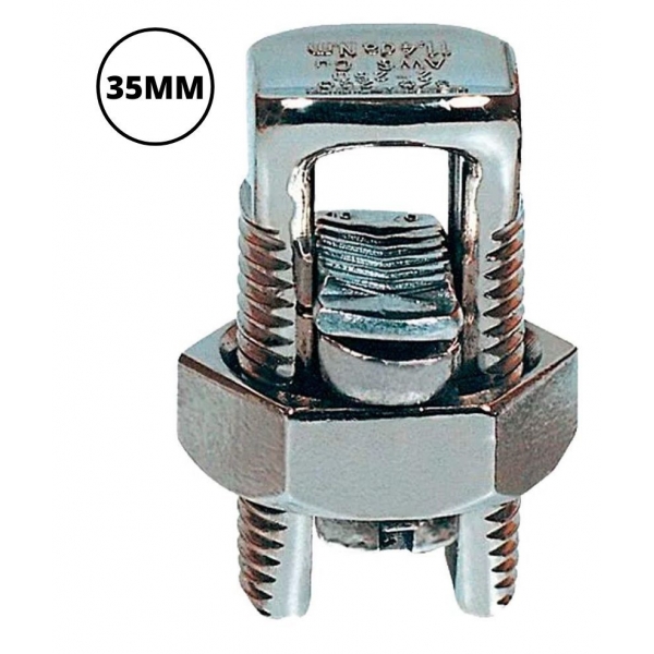 Conector Split Bolt de Pressão para Cabo de Cobre 35 mm² Intelli 1804