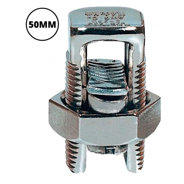 Conector Split Bolt de Pressão para Cabo de Cobre 50 mm² Intelli 1805