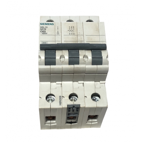 Disjuntor Tripolar 63 A Siemens
