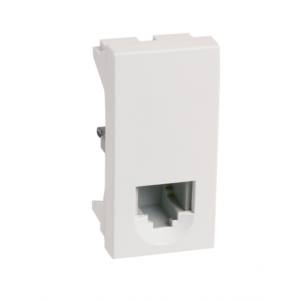 Tomada RJ11 para telefone Pialplus 615011 Pial Legrand