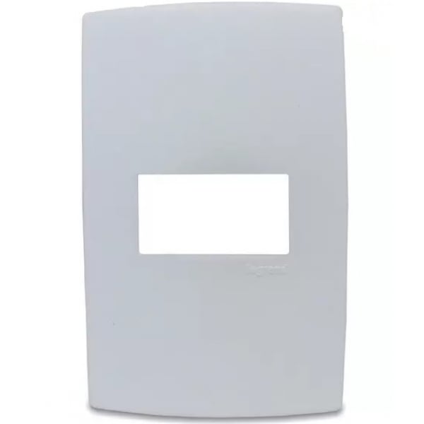 Placa 4 x 2 1 Módulo Horizontal Branco Pialplus 618505 Pial Legrand