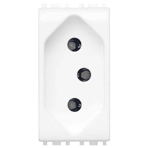 Tomada 2P+T 10 A 250 V Thesi Bticino M4165s Pial Legrand