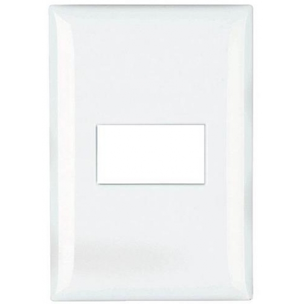 Placa 4 x 2 1 Módulo Branca Thesi Bticino M5p1 Pial Legrand