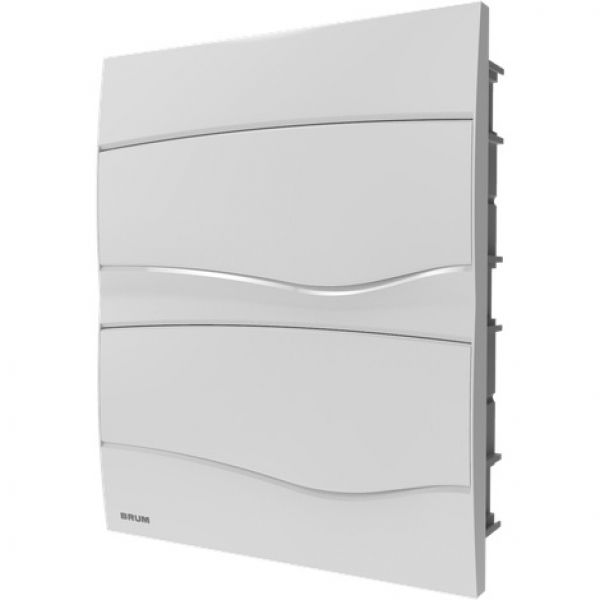 Quadro de Distribuição de Embutir para 24 Disjuntores em PVC Brum