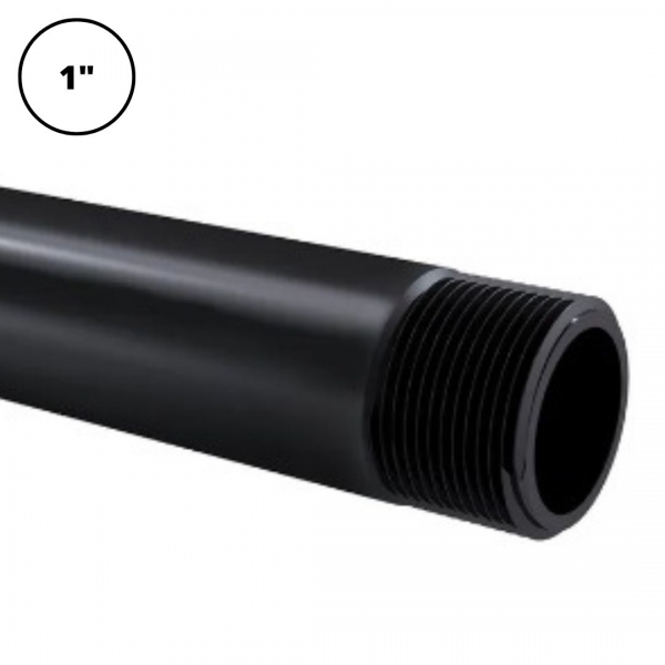 Tubo Eletroduto de PVC Antichama 1 pol. 3 m Preto Elétrica Bichuette