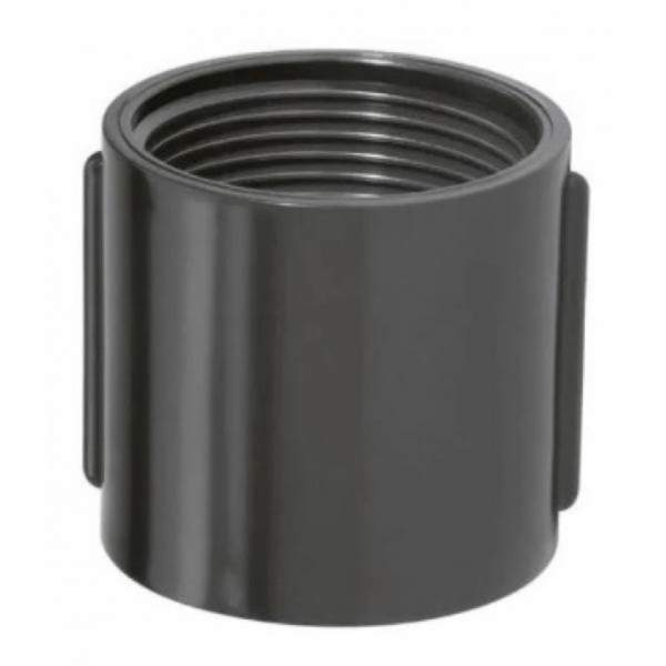 Luva de PVC Roscável Antichama 1 1/4 pol. Preto Elétrica Bichuette