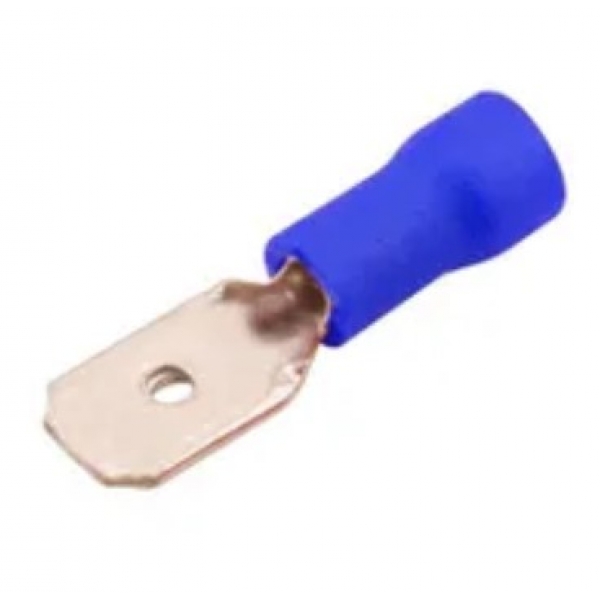 CONECTOR TERMINAL MACHO PRE ISOLADO 1,5/2,5MM AZUL LUKMA 30024
