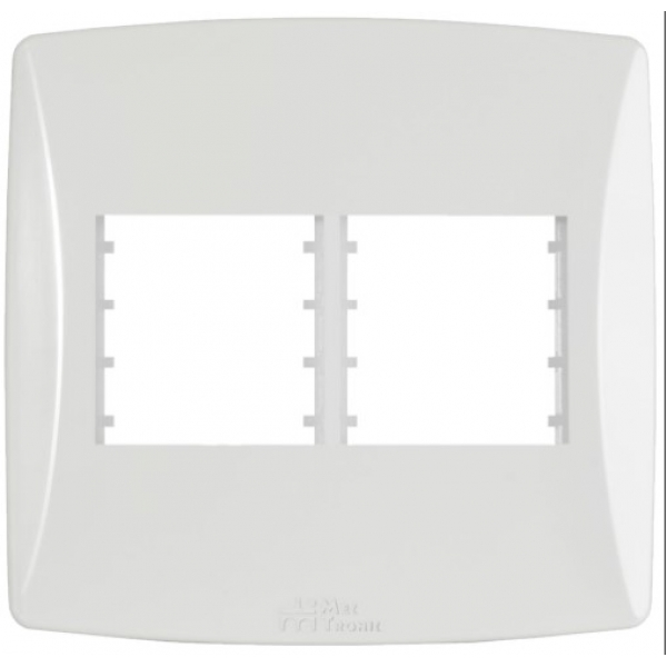 Placa 4 x 4 para 4 Módulos separados Linha Petra 82022 Mectronic
