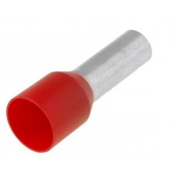 Terminal Tubular Ilhós Pré-Isolado 95 mm² Vermelho Intelli