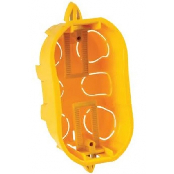Caixa de Luz 4 x 2 em PVC Antichama para Drywall/Gesso Cemar