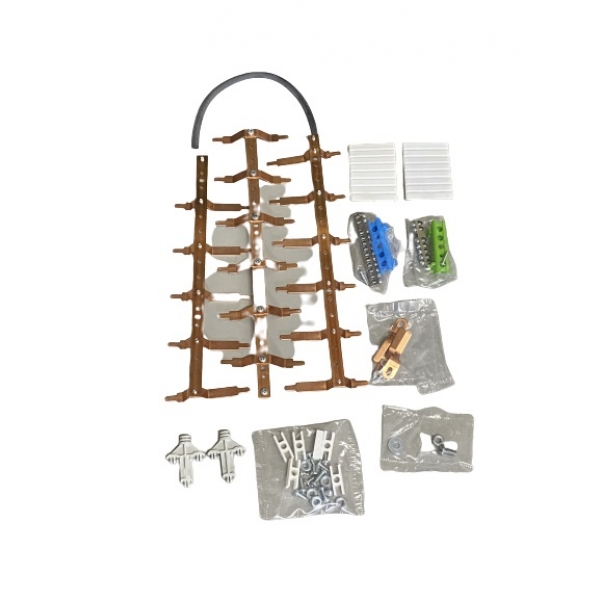 Kit de Barramento Trifásico 100 A para 34 Módulos DIN 904383 Cemar