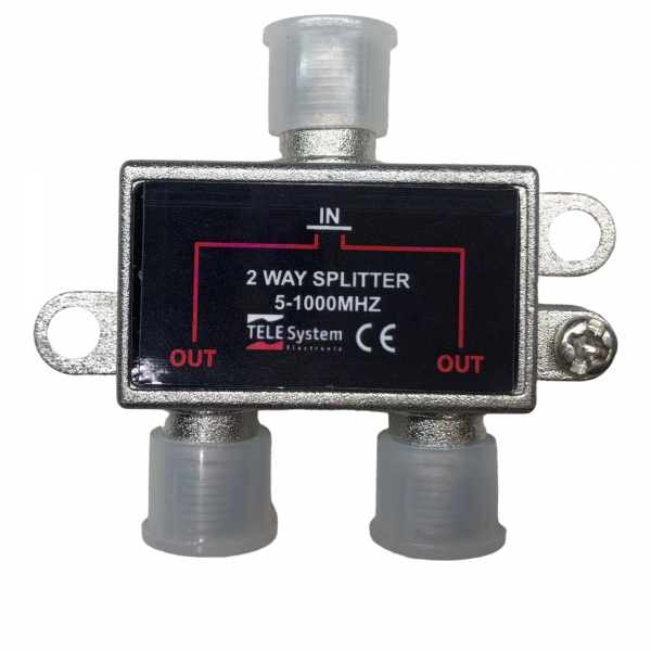 Divisor de Sinal para TV 1 GHz com 2 Saídas Pro Eletronic
