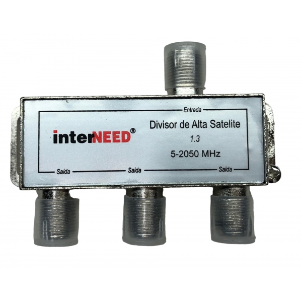 Divisor de Sinal para TV 1 GHz com 3 Saídas Pro Eletronic