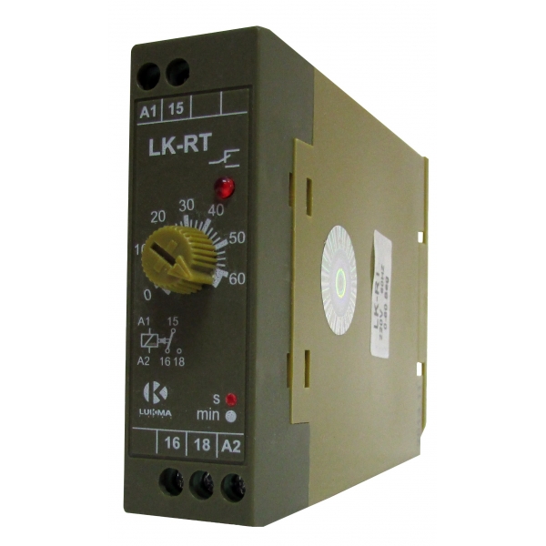 Relé Temporizador 0 a 60 s 220 V 45006 Lukma