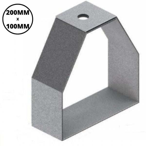 Suporte Balanco Vertical 200x100 Mm Para Eletrocalha Piralux