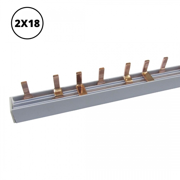 Barramento Pente 2 x 18 Pinos Brum