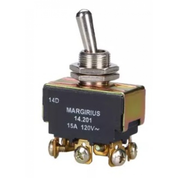 Chave de Alavanca Bipolar 15 A Reversora 14201 Margirius
