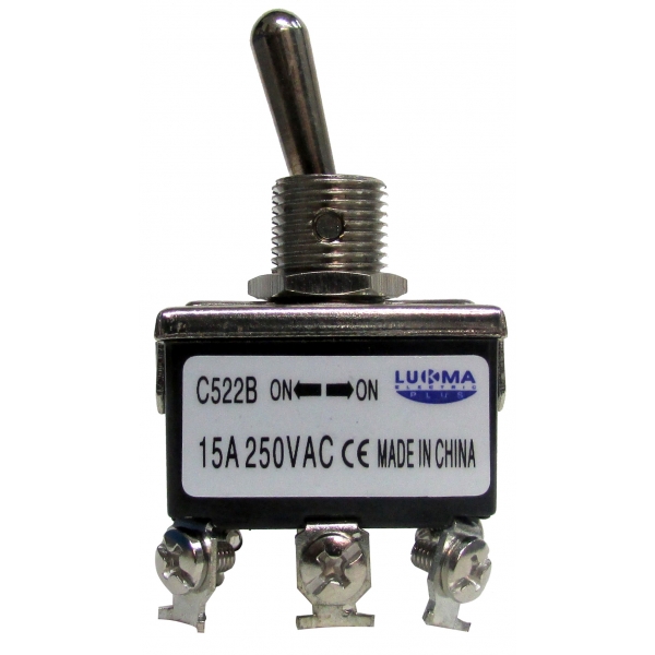 Chave de Alavanca Bipolar Reversora 6 Terminais 15 A 12035 Lukma