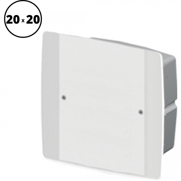 Caixa Passagem Embutir PVC 20x20 620637 Ilumi