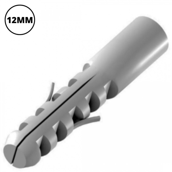 BUCHA PLASTICA TIJOLO BAIANO 12MM SEM ANEL S-12