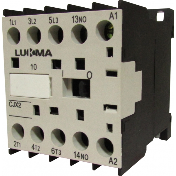 Mini Contator Tripolar 9 A Bobina 220 V 1NA CJX2-K0910 07003 Lukma
