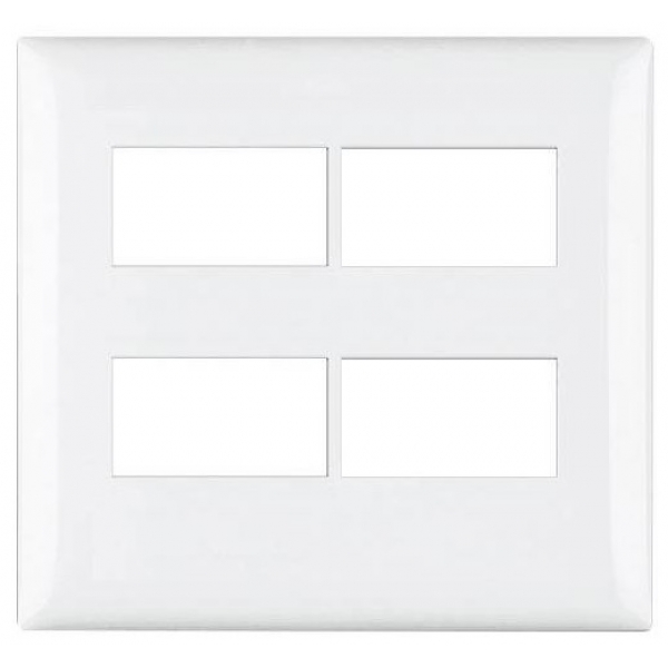 Placa 4 x 4 4 Módulo Branca Thesi Bticino M9p4 Pial Legrand